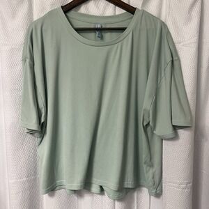 Southern Shirt Company Women's SS Tunic Shirt Bell Sleeve Boho Seafoam XL EC